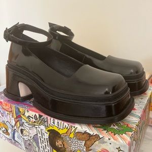 Jeffrey Campbell Empath Mary Jane platform chunky shoes heels